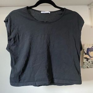 Charcoal crop top